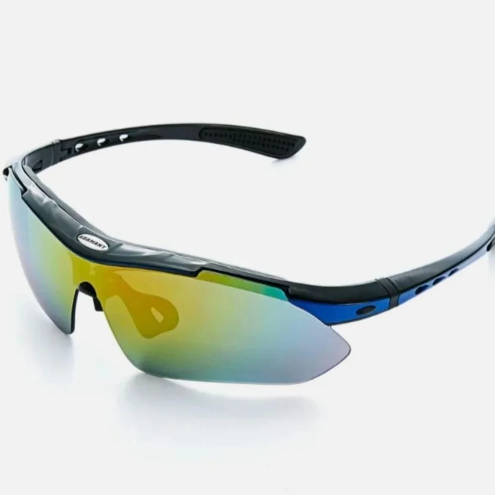 Adamant 5 In One Sunglasses Lens Wrap Sporty Sunglasses for Men and Women